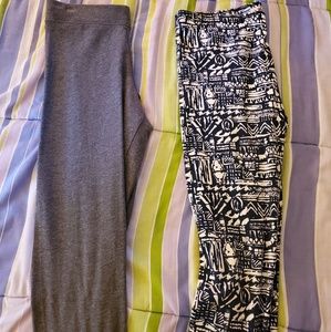 Two Pairs, Grey PINK and Patterned Hollister